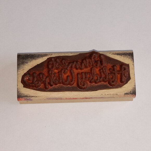 ๐ฏ 10 for $10 / Stampin' Up Warmest Holiday Wishes Mounted Wooden Stamp - Picture 2 of 5